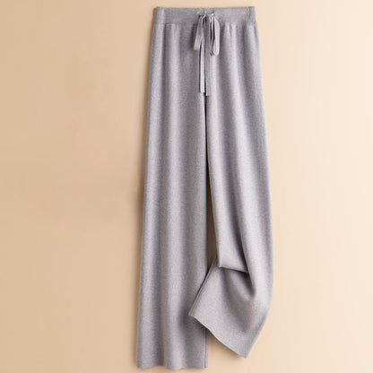 Isabella Relaxed Fit Wide-Leg Pants | Drawstring Waist Pants