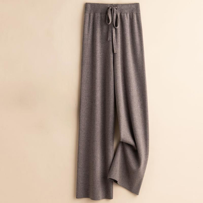 Isabella Relaxed Fit Wide-Leg Pants | Drawstring Waist Pants