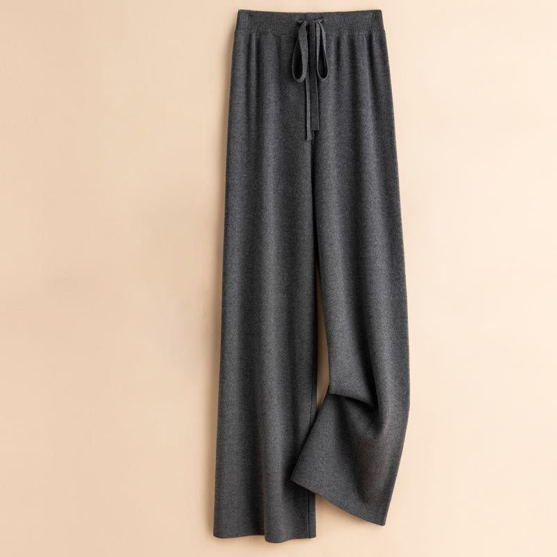 Isabella Relaxed Fit Wide-Leg Pants | Drawstring Waist Pants