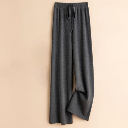 Isabella Relaxed Fit Wide-Leg Pants | Drawstring Waist Pants
