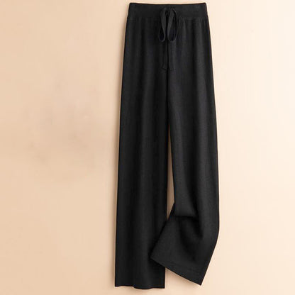 Isabella Relaxed Fit Wide-Leg Pants | Drawstring Waist Pants