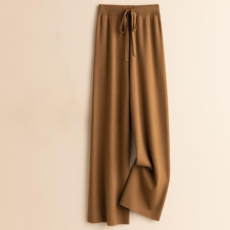 Isabella Relaxed Fit Wide-Leg Pants | Drawstring Waist Pants