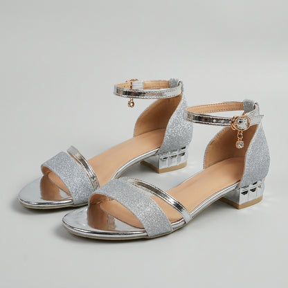 Ankle Strap Block Heel Sandals for Women – Elegant Comfort & Modern Style