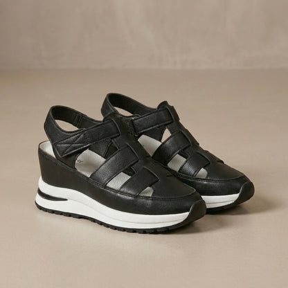 Orthopedic Wedge Closed-Toe Sneaker Sandals for Women – Supportive & Comfortable Wear