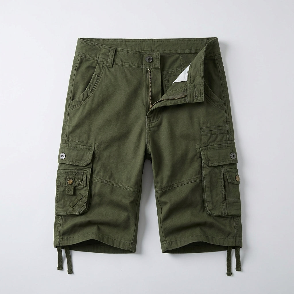 Relaxed Fit Belted Cargo Shorts for Men – Casual Comfort & Practicality