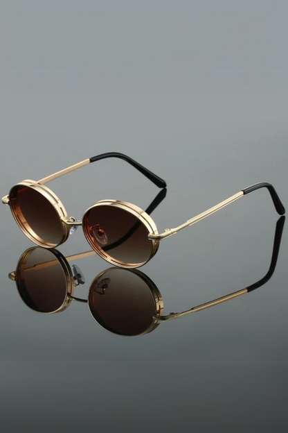 Celeste Vintage Round Sunglasses