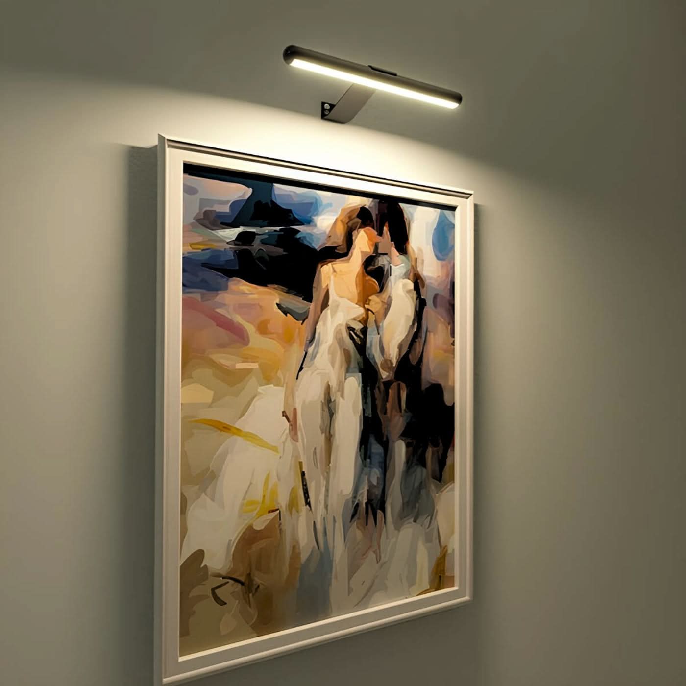 Minimalist Brushed Gold Picture Light
