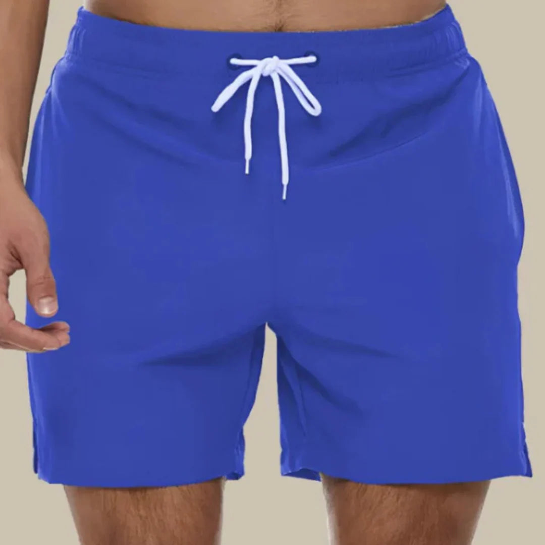 Men's Swim Shorts – Regular Fit – Breathable Lightweight Material – Quick-Drying Design