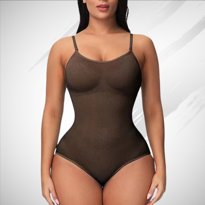 Emma Form-Fitting Bodysuit | Scoop Neck Sleeveless Bodysuit- 2+1 Free