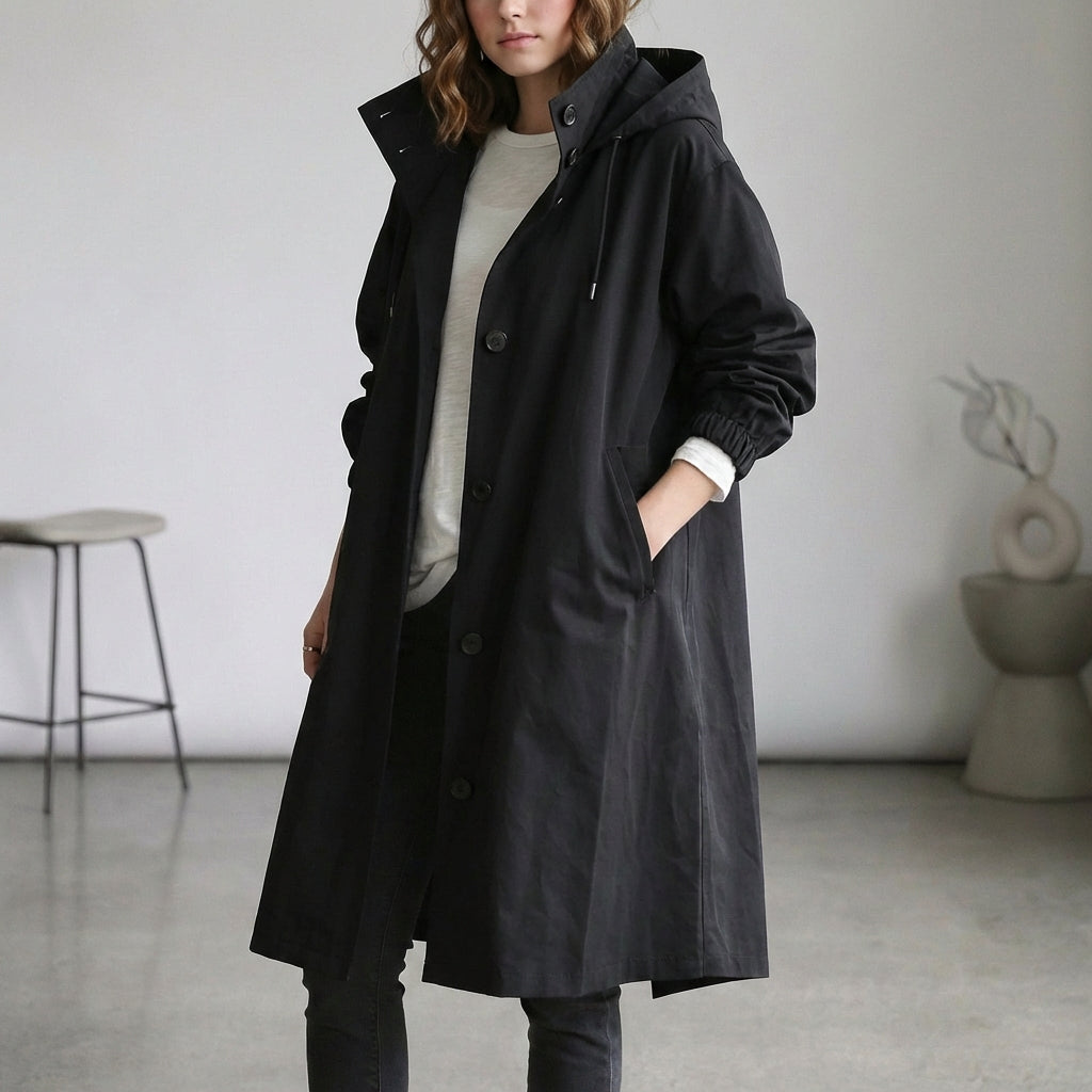 Longline Utility Coat for Women – Timeless Layering & Everyday Style