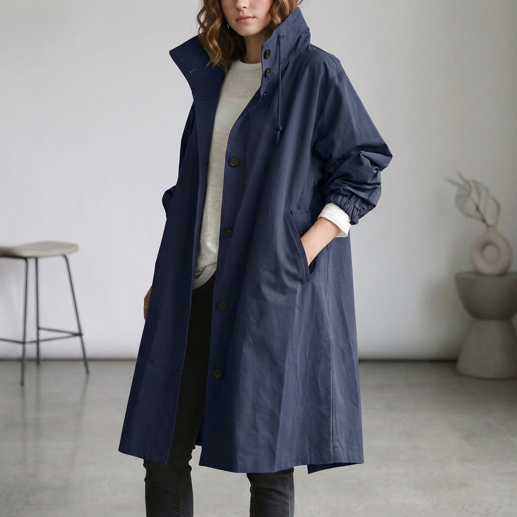 Longline Utility Coat for Women – Timeless Layering & Everyday Style