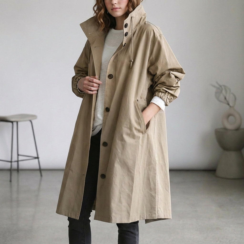 Longline Utility Coat for Women – Timeless Layering & Everyday Style