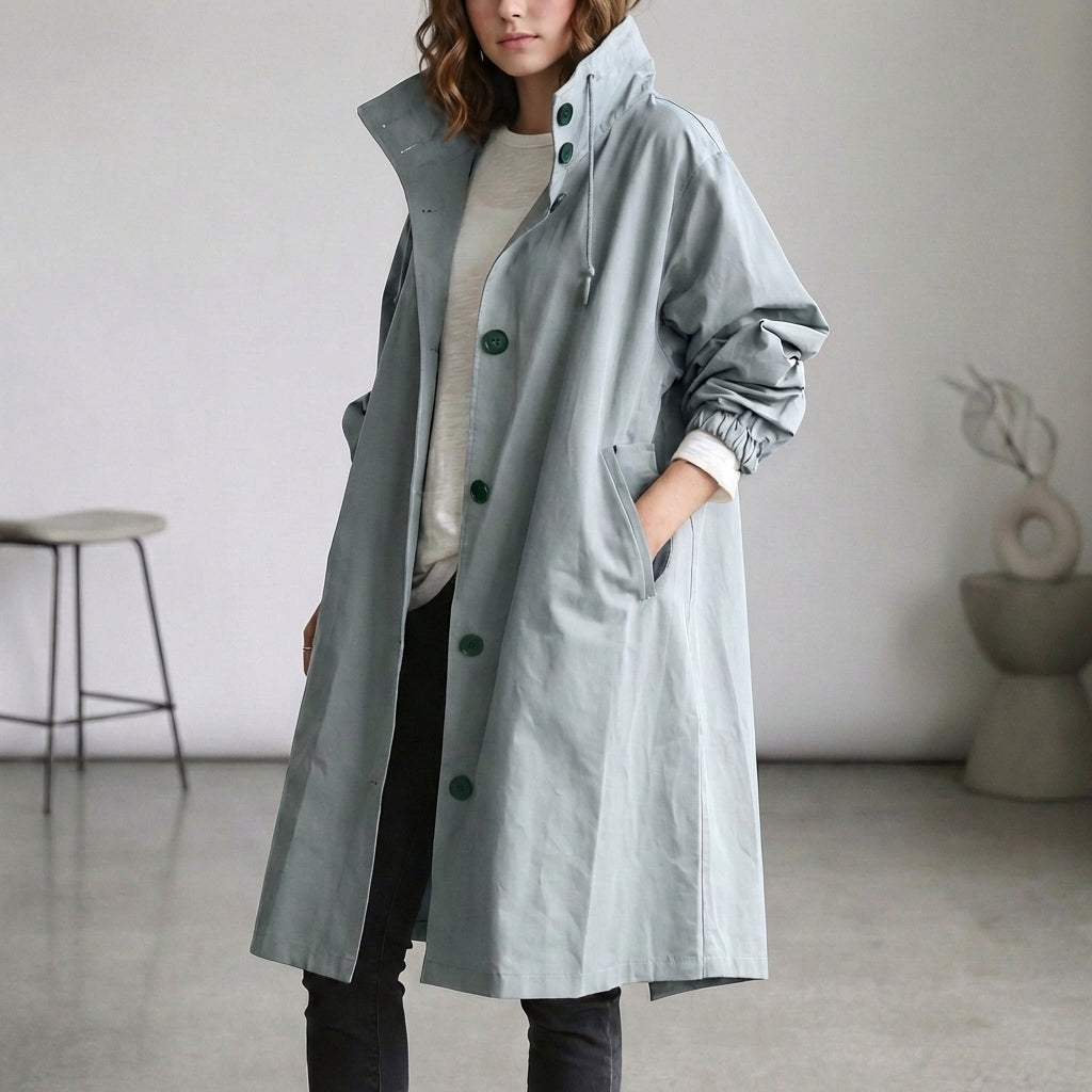 Longline Utility Coat for Women – Timeless Layering & Everyday Style