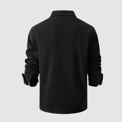 Men's Shirt - Button Closure - Regular Fit - Long Sleeves - Two Chest Pockets