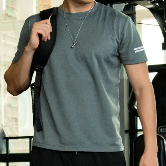 Men's Training T-Shirt - Short Sleeve - Breathable Sporty Fit