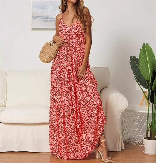 Melissa - Long dress with elegant pattern
