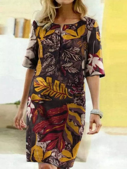 Fanny - Designer dress with half sleeves