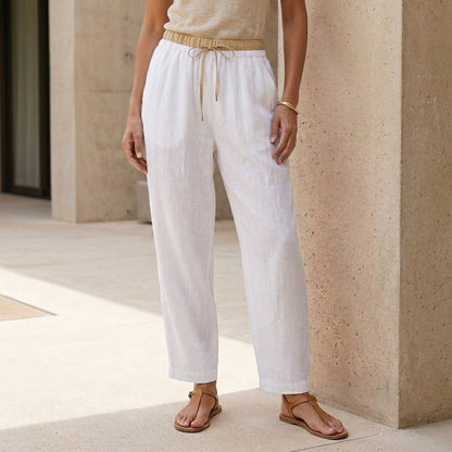 Relaxed Drawstring Pants for Women – Lightweight Everyday Comfort
