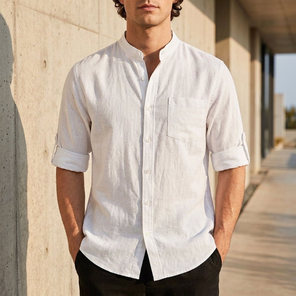 Casual Button Front Shirt for Men – Relaxed Everyday Style
