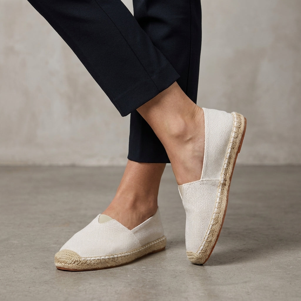 Orthopedic Slip-On Low-Top Espadrilles for Women – Supportive & Comfortable Design