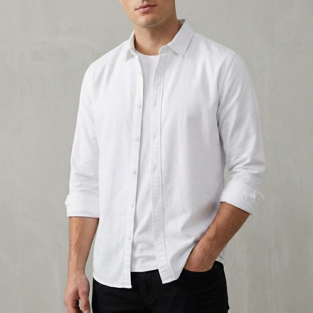 Casual Button-Up Shirt for Men – Effortless Style & Everyday Comfort