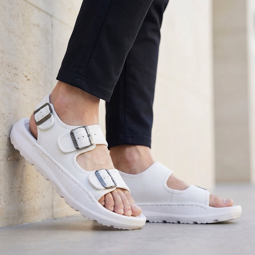 Orthopedic Buckle Sandals for Men – Supportive & Stylish Comfort