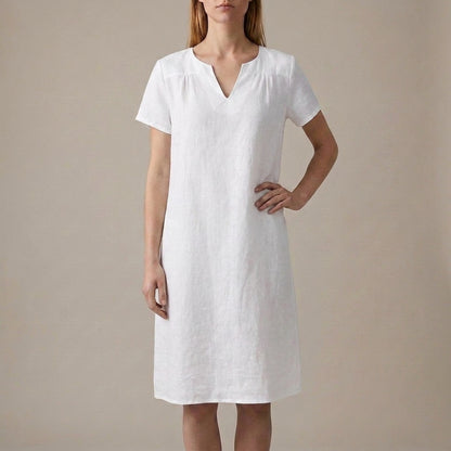 Relaxed Fit Dropped Shoulder Mini Dress for Women – Comfortable Casual Style