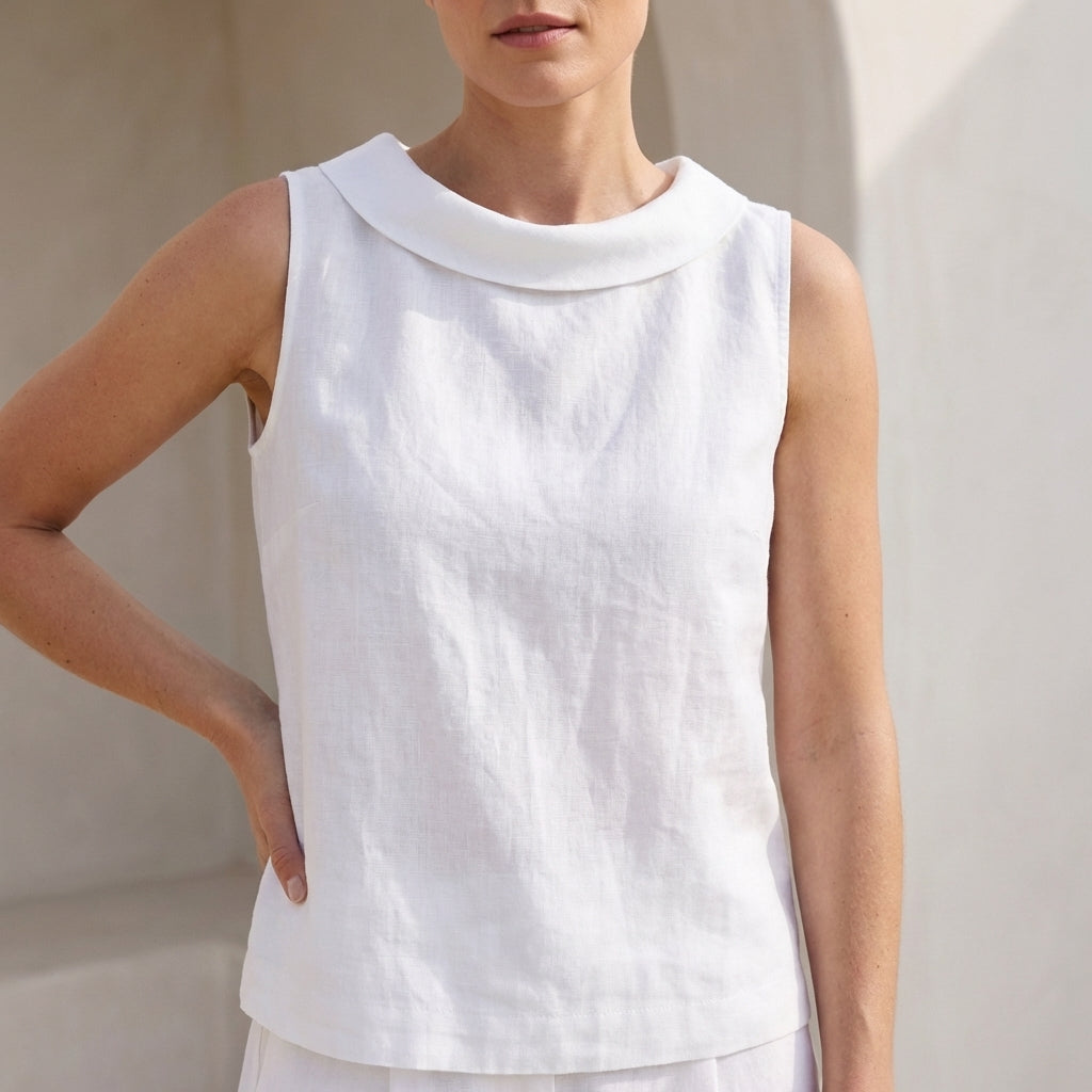 Relaxed Fit Sleeveless Top for Women – Breezy Casual Comfort