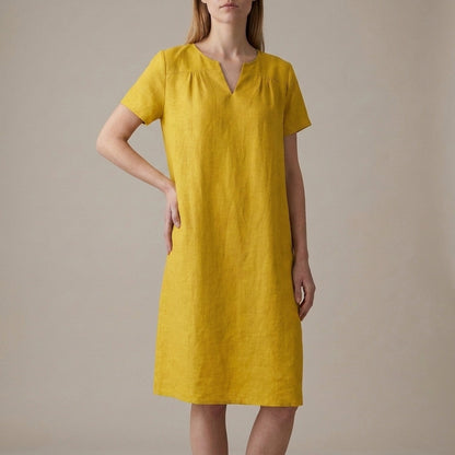 Relaxed Fit Dropped Shoulder Mini Dress for Women – Comfortable Casual Style