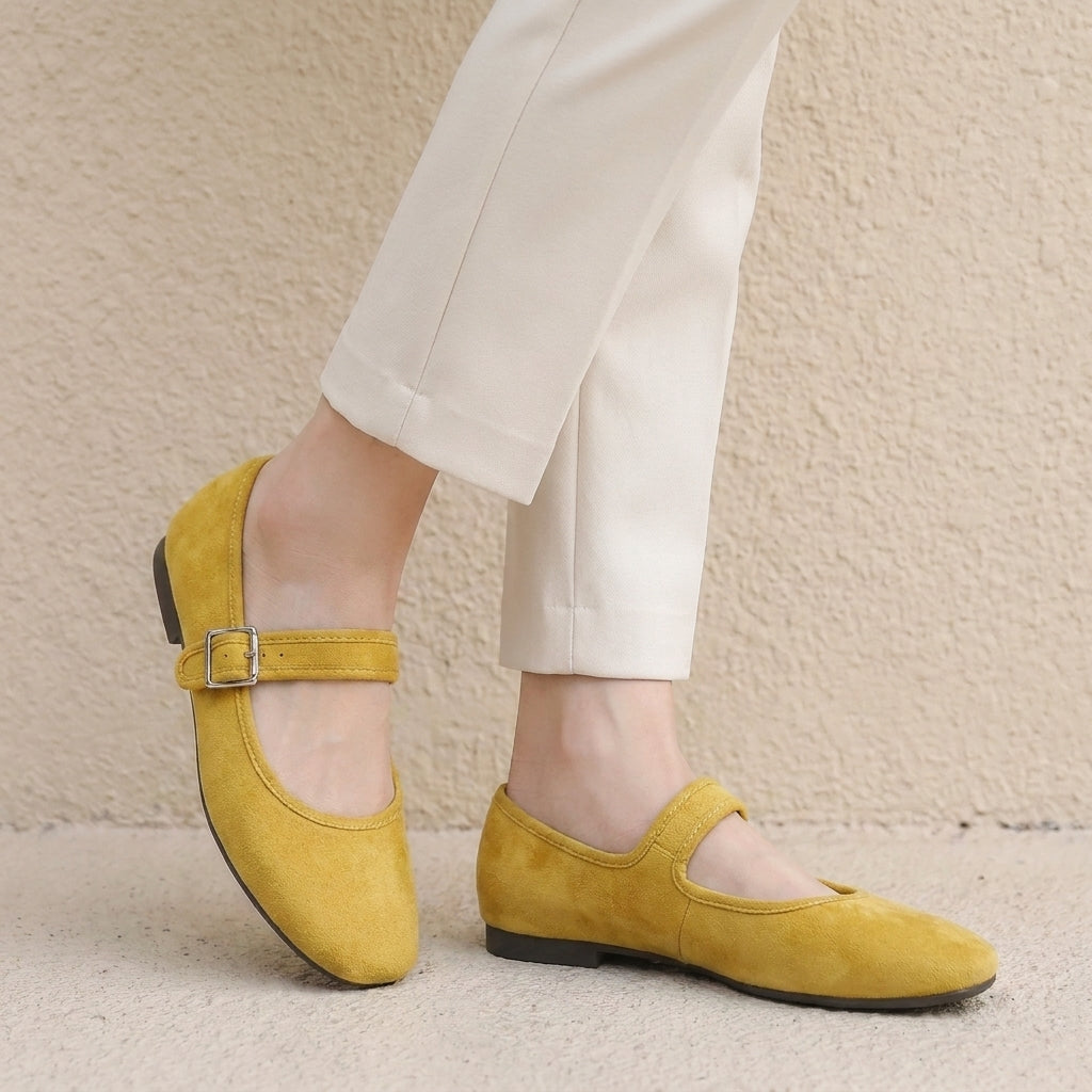 Classic Mary Jane Flats for Women – Timeless Comfort & Everyday Elegance