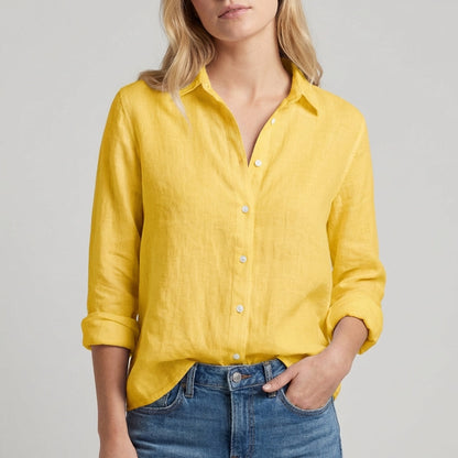 Relaxed Fit Floral Blouse for Women – Breathable Casual Comfort