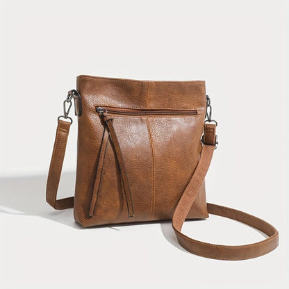 Isabella Slim Crossbody Bag | Textured Silver-Tone Hardware Bag