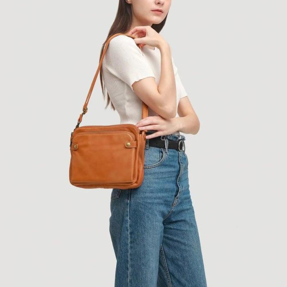 Isla Crossbody Bag | Zipper Closure Adjustable Strap Bag
