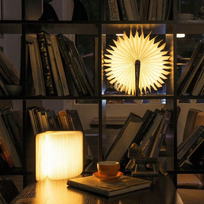 Foldable LED Book Lamp with Rechargeable Design