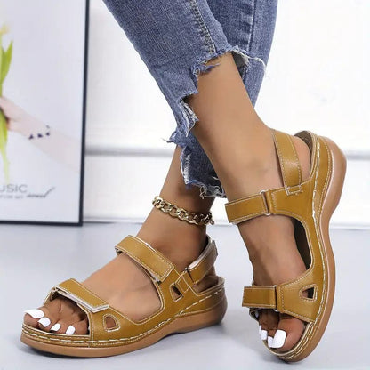 Women's Sandals - Open Toe - Adjustable Straps - Comfortable Sole - Everyday & Casual
