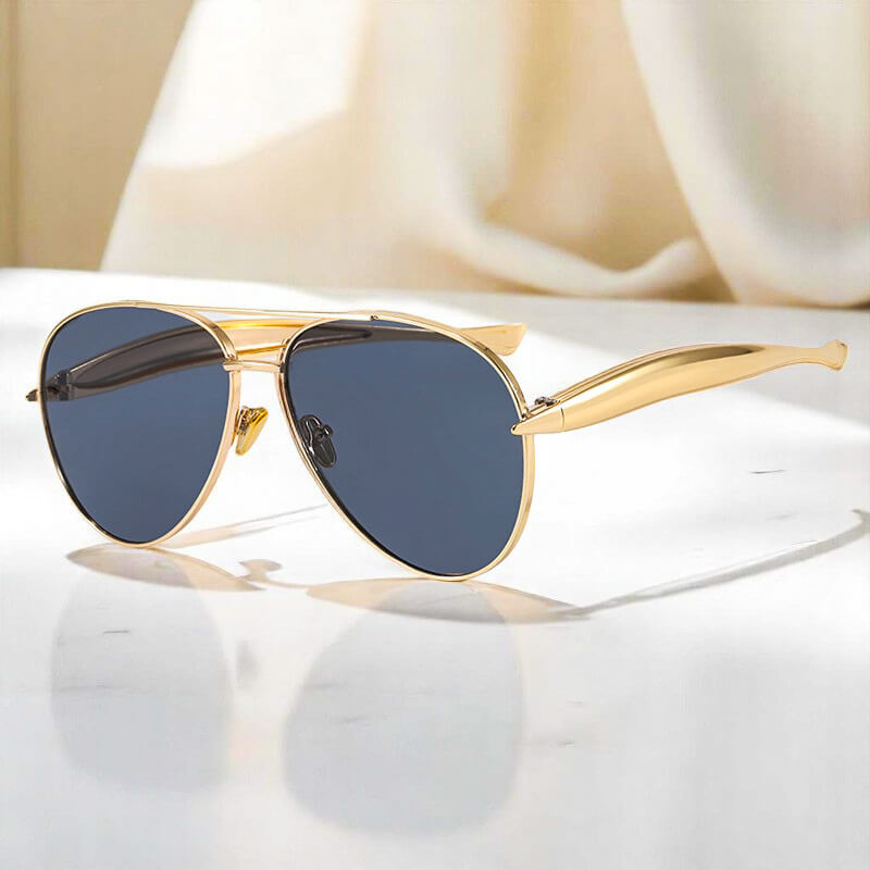 Serena Luxe Aviator Sunglasses