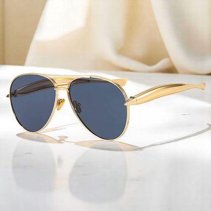 Serena Luxe Aviator Sunglasses
