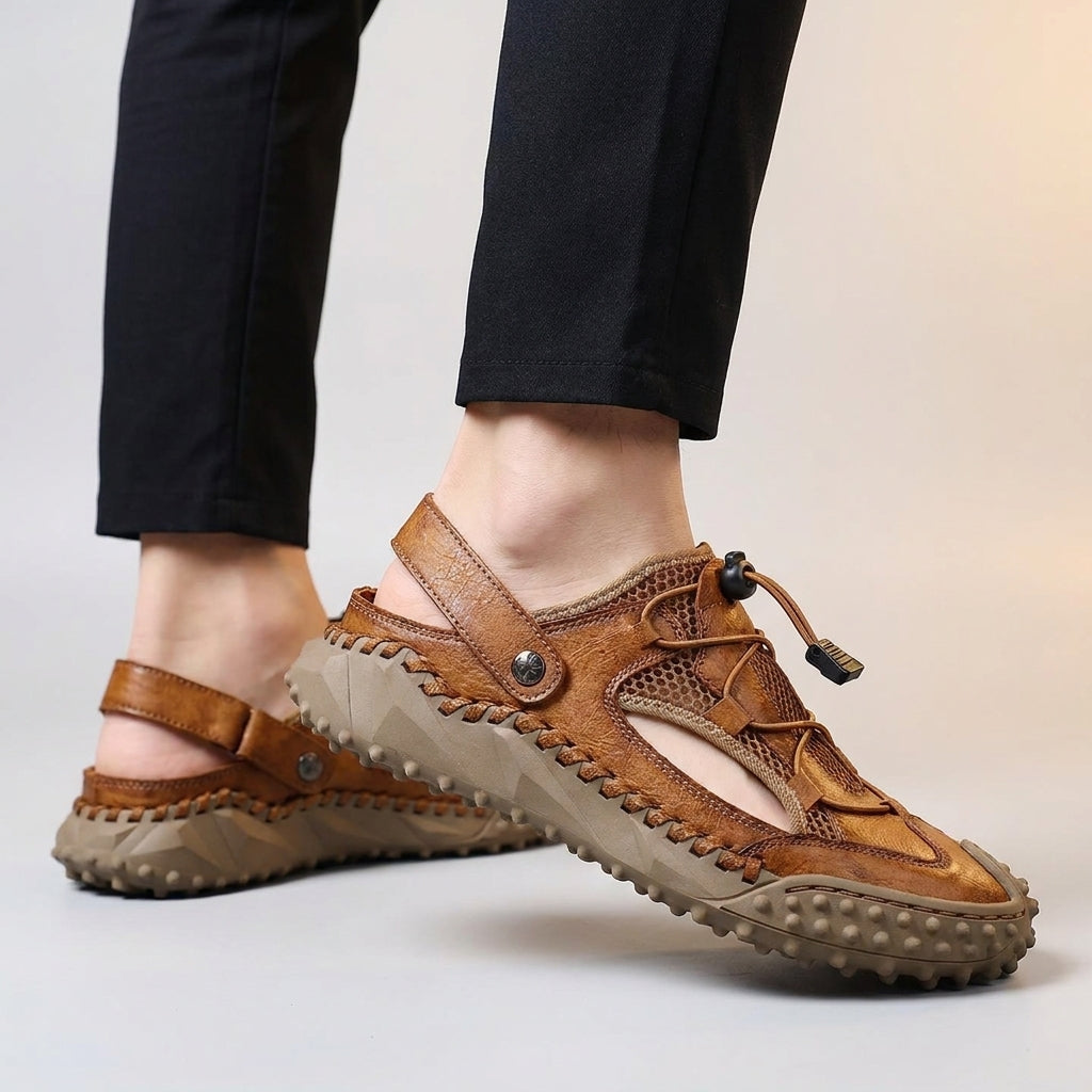 Orthopedic Closed Toe Sandals for Men – Supportive Durable Comfort