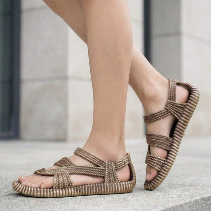 Woven Strap Sandals for Men – Flexible Comfort for Everyday Adventures