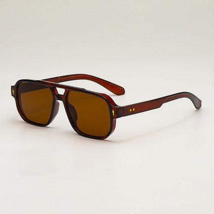 Hudson Vale Oversized Square Sunglasses