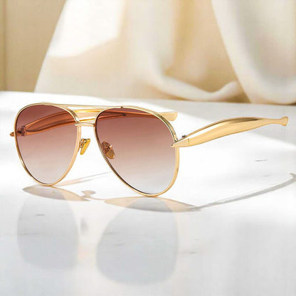Serena Luxe Aviator Sunglasses