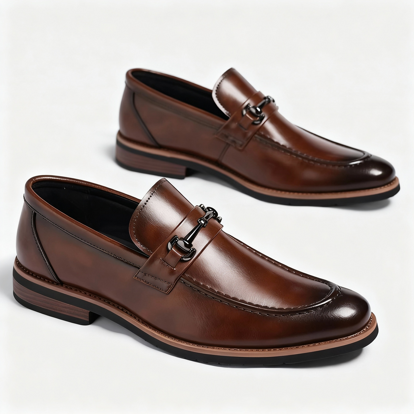 Oscar Slip-On Bit Loafers | Bit Detailing Moc Toe Loafers