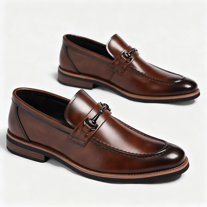 Oscar Slip-On Bit Loafers | Bit Detailing Moc Toe Loafers