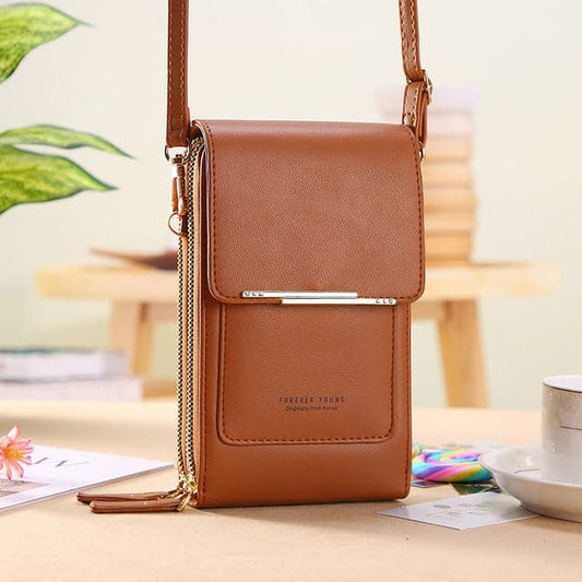 Women's Crossbody Mobile Bag - Slim Design - Adjustable Strap - Magnetic Closure