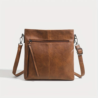 Isabella Slim Crossbody Bag | Textured Silver-Tone Hardware Bag