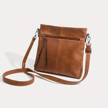 Isabella Slim Crossbody Bag | Textured Silver-Tone Hardware Bag