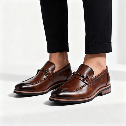 Oscar Slip-On Bit Loafers | Bit Detailing Moc Toe Loafers
