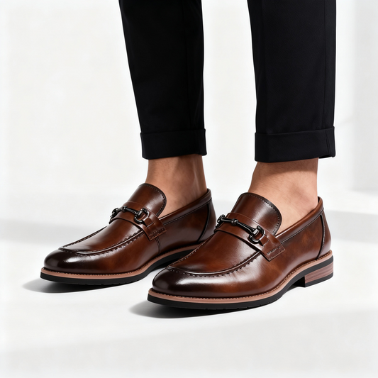 Oscar Slip-On Bit Loafers | Bit Detailing Moc Toe Loafers