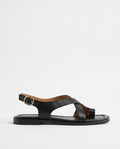 Cross Strap Block Heel Ankle Sandals for Women – Stylish & Comfortable