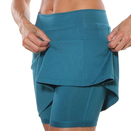 Women's Sports Skort - Elastic Waist - Breathable & Stretchable - Ideal for Training & Sports
